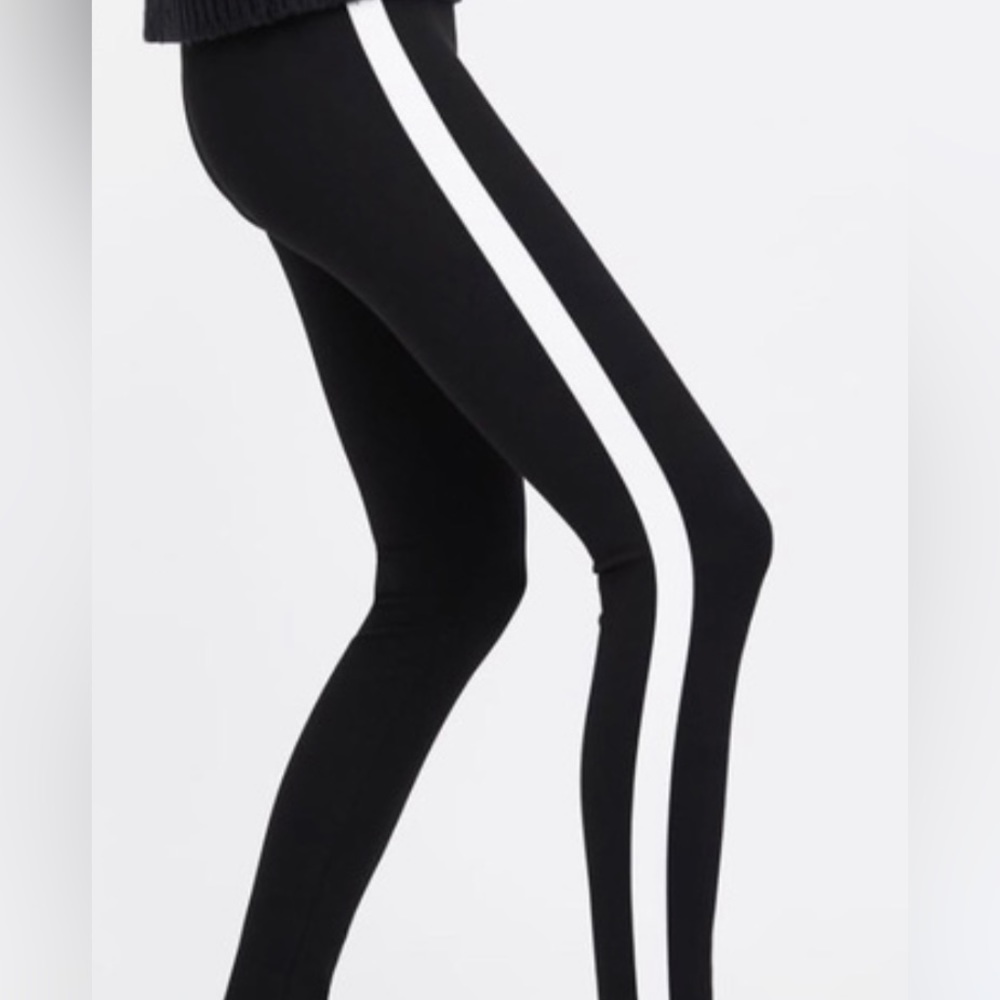 ZARA BASIC BODY SHAPING STRETCHY LEGGINGS BLACK IN SMALL